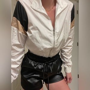 PLT/ cropped windbreaker